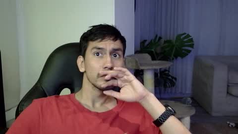 Snapshot of adam_evehotroom chatting on October 17, 4:27 am adam_evehotroom online show from October 17, 4:27 am