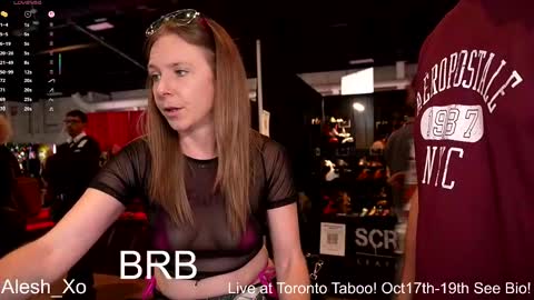 Snapshot of alesh_xo chatting on October 18, 9:30 pm Alesh online show from October 18, 9:30 pm