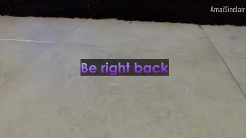 Amai  Sinclair  online show from September 15, 6:26 am