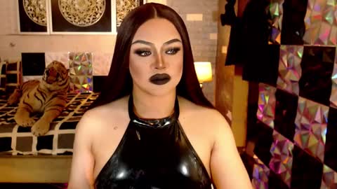 Snapshot of amazingfatcock_ts chatting on September 29, 1:15 am MISS JAZMINE QUEEN OF HELLFIRE online show from September 29, 1:15 am