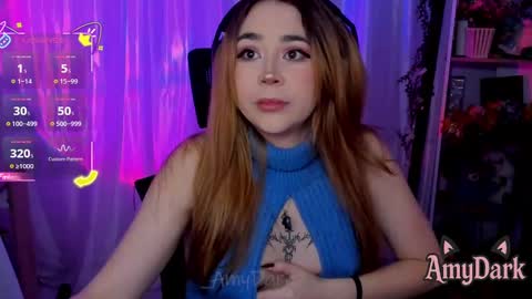 Snapshot of amydarkk chatting on October 12, 8:10 pm Amy online show from October 12, 8:10 pm