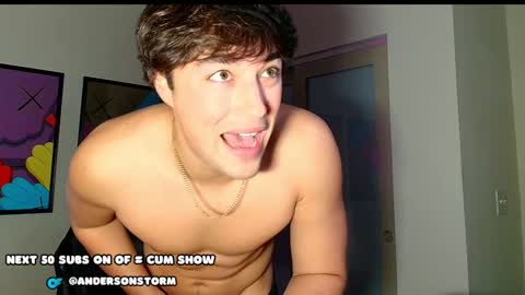 Anderson Storm online show from January 15, 3:00 am