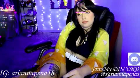 Snapshot of ariannapena chatting on October 12, 12:36 am Arianna Pea online show from October 12, 12:36 am