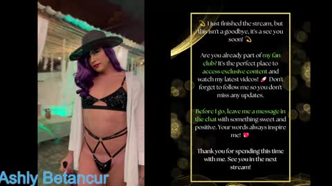 Ashly Betancur  online show from February 7, 2:51 am