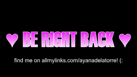 Ayana Delatorre online show from March 25, 6:03 pm