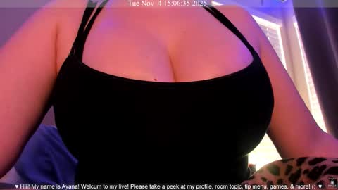 Ayana Delatorre online show from November 4, 11:06 pm