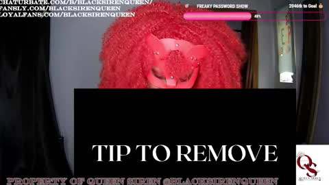 Queen Siren online show from October 10, 2:45 pm