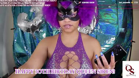 Queen Siren online show from March 26, 1:38 pm