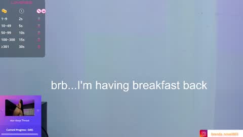 Brenda online show from February 27, 2:32 pm