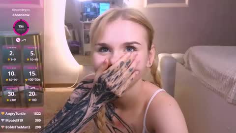 Snapshot of britney_lynch chatting on March 10, 3:23 am Britney online show from March 10, 3:23 am