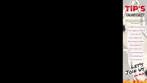 calihotcaliente27 online show from November 6, 11:46 am