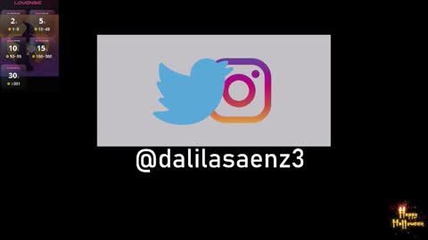 Snapshot of dalila_oficials chatting on October 6, 12:12 pm online show from October 6, 12:12 pm