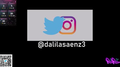 Snapshot of dalila_oficials chatting on September 10, 9:43 am online show from September 10, 9:43 am