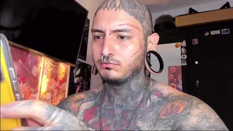 Snapshot of death_ink666 chatting on February 1, 6:40 pm online show from February 1, 6:40 pm