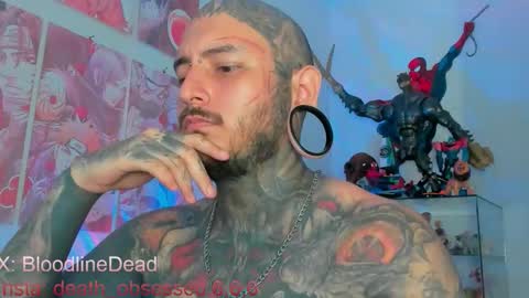 Snapshot of death_ink666 chatting on October 3, 7:00 pm online show from October 3, 7:00 pm