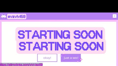 Snapshot of evavivi59 chatting on October 20, 12:48 am Vivi online show from October 20, 12:48 am