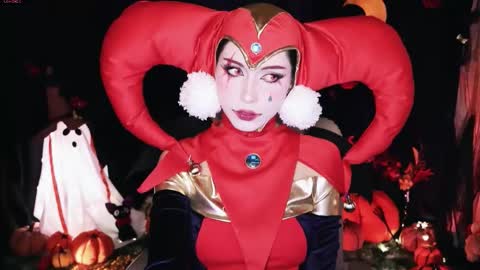 Snapshot of fairywhore chatting on October 12, 2:48 am Jackie Cosplayer online show from October 12, 2:48 am