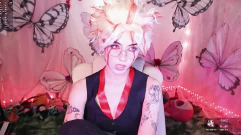 Snapshot of fairywhore chatting on September 29, 3:38 am Jackie Cosplayer online show from September 29, 3:38 am