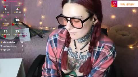 Snapshot of ginger_stay chatting on February 11, 12:28 am Ginger online show from February 11, 12:28 am