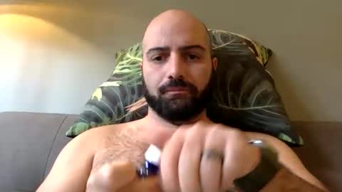 Snapshot of hairyleatherguy chatting on October 9, 11:26 am Hairy Guy online show from October 9, 11:26 am