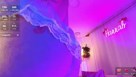 Snapshot of hannah_lovee chatting on February 18, 6:15 am hannah_lovee online show from February 18, 6:15 am