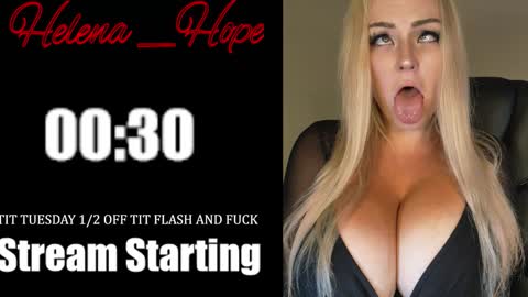 Snapshot of helena_hope chatting on October 17, 5:11 am Helena Hope online show from October 17, 5:11 am