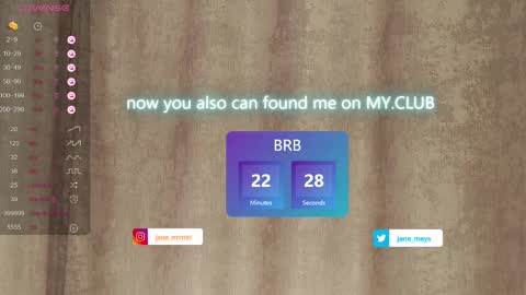 your kitty JANE roawww online show from February 27, 11:17 am