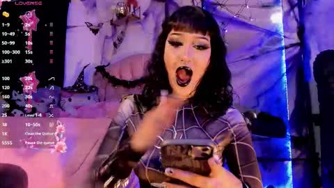 Snapshot of kittygoth_ chatting on October 7, 11:12 pm Kitty Goth online show from October 7, 11:12 pm