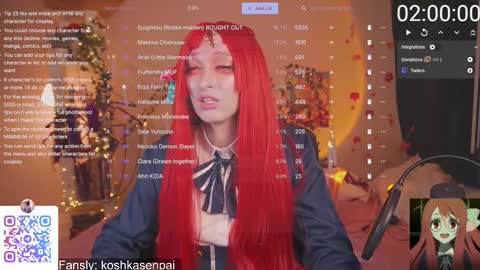 koshkasenpai online show from October 31, 12:27 pm