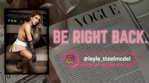 INSTA leylasteel model         online show from April 12, 4:22 pm