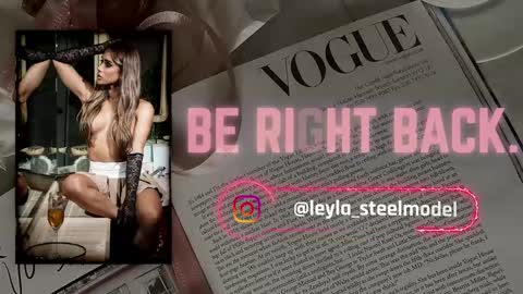 Snapshot of leyla_steel chatting on February 27, 11:28 am INSTA leylasteel model online show from February 27, 11:28 am