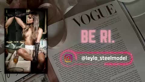 Snapshot of leyla_steel chatting on September 9, 4:07 pm INSTA leylasteel model online show from September 9, 4:07 pm