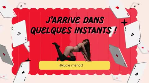 Lucie hot follow me on  online show from November 13, 10:07 am