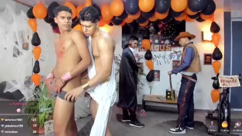 Team Cris Darwin- Fernando- Stiven- David online show from October 31, 1:11 pm