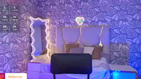 Snapshot of mellani_tay chatting on March 1, 9:40 am Mellani  online show from March 1, 9:40 am