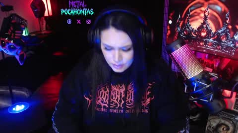 Snapshot of metalpocahotass chatting on January 3, 7:27 am MetalPocahotass online show from January 3, 7:27 am