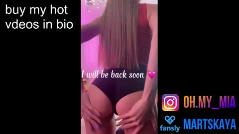 Snapshot of mia4sin chatting on February 25, 7:31 am Mia Martskaya online show from February 25, 7:31 am