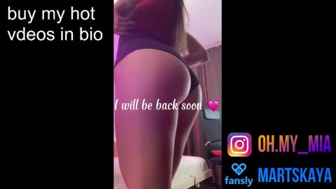 Snapshot of mia4sin chatting on January 23, 7:22 am Mia Martskaya online show from January 23, 7:22 am