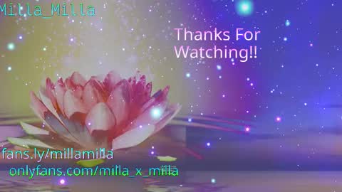Snapshot of milla_milla chatting on October 3, 6:10 am milla_milla online show from October 3, 6:10 am