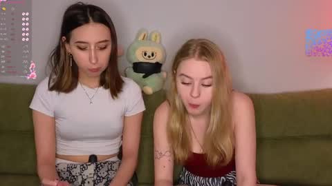 MilaBlack and  StacyBlonde Today unboxing Lovens OMG online show from April 28, 6:34 pm
