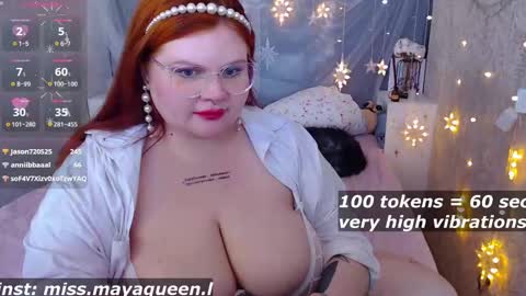 Snapshot of missmayaqueen chatting on February 4, 11:05 am Maya online show from February 4, 11:05 am