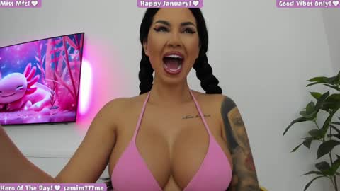 Snapshot of misspinkroom chatting on February 1, 8:26 pm Renata online show from February 1, 8:26 pm