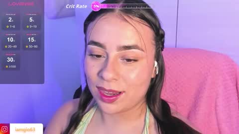 Snapshot of monica_amberr chatting on October 1, 9:35 pm I am Gio online show from October 1, 9:35 pm