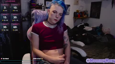 Snapshot of moxynverve chatting on December 8, 7:00 pm Moxy online show from December 8, 7:00 pm