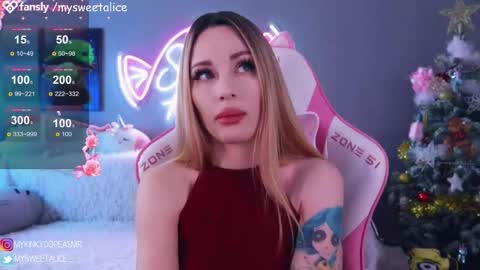 mysweetalice online show from March 18, 10:21 am