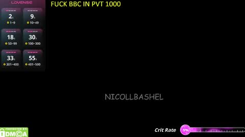 Snapshot of nicollbashel chatting on October 2, 8:02 am Nicoll Independent model online show from October 2, 8:02 am