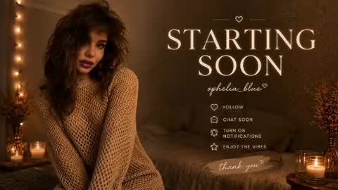 ophelia blue online show from June 14, 11:34 am