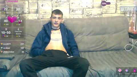 Max tall dark-haired guy with tattoos and Phil blond-haired online show from March 8, 2:04 am