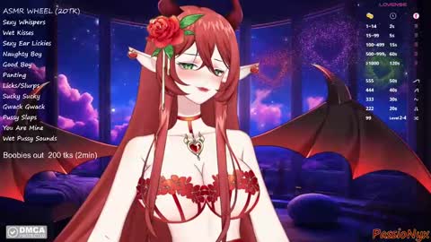 Snapshot of passionyx chatting on January 4, 5:05 am Succubus Nyx online show from January 4, 5:05 am