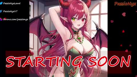 Snapshot of passionyx chatting on March 2, 2:41 am Succubus Nyx online show from March 2, 2:41 am